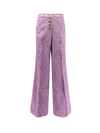 Etro High Waist Flare Fit Wide Leg Jeans