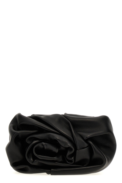 Burberry Women 'rose' Clutch In Black