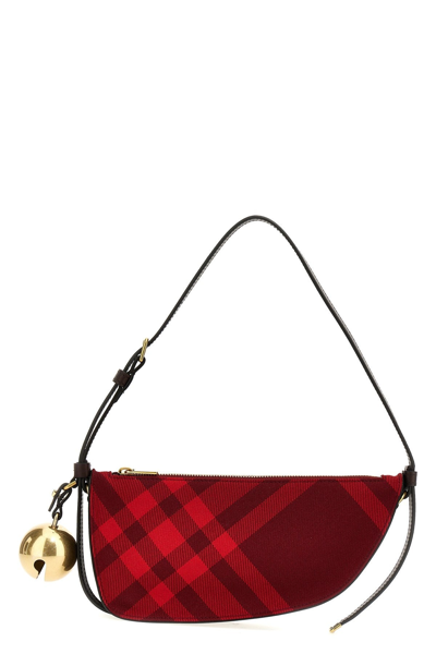 Burberry Women 'shield' Mini Shoulder Bag In Red