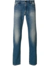 FENDI STONEWASHED JEANS WITH EMBROIDERY,FY0626OKL12255924
