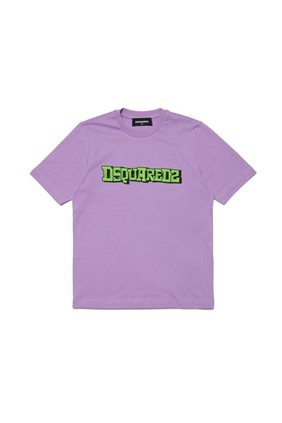 Dsquared2 Kids Logo In Purple