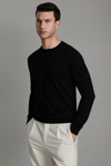 Reiss Black Merino Mixer 2 Pack Pack Of Two Merino Wool Tops
