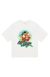 MUSEUM OF PEACE AND QUIET X DISNEY KIDS' 'THE LION KING' QUIET VILLAGE AIRBRUSH COTTON GRAPHIC T-SHIRT
