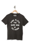 Lucky Brand Pink Floyd Word Circle Boyfriend Cotton Graphic T-shirt In 001 Lucky Black