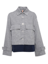 Duno Dizy Gray Jacket In White
