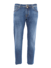 Jacob Cohen 5 Pockets Denim Pants In Multicolor