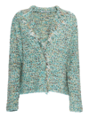 Kangra Cashmere Multicolor Women Blazer In Blue