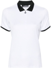 J. LINDEBERG WHITE IZARA PERFORMANCE POLO SHIRT