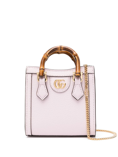 Gucci Pink Diana Leather Super Mini Bag