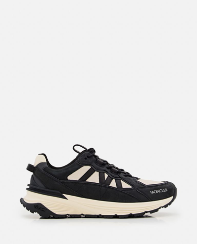 Moncler Lite Runner Low Top Sneakers In Black