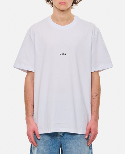 Msgm Cotton T-shirt In White