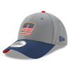 New Era Men's  Gray, Navy Chase Elliott Salute 9forty Adjustable Hat In Gray