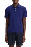 Theory Men's Noran Jersey Lyocell Polo Shirt In Ocean