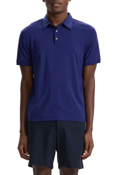 Theory Men's Noran Jersey Lyocell Polo Shirt In Ocean