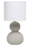 Lalia Home Laila Home Stone Age Table Lamp In Taupe Gray