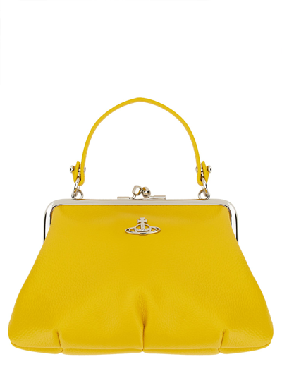 Vivienne Westwood Granny Frame Bag In Yellow