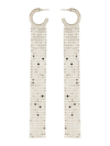 Rabanne Mesh Earrings In Neutral