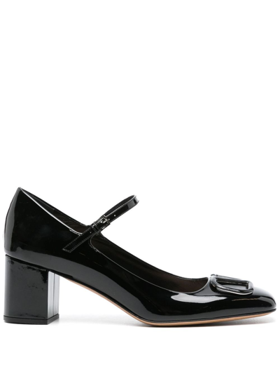 Valentino Garavani Black Vlogo Signature 60 Leather Pumps