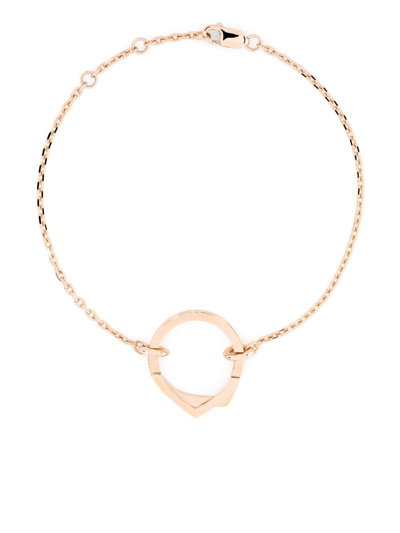 Repossi 18k Rose Gold Antifer Chain Bracelet In Pink