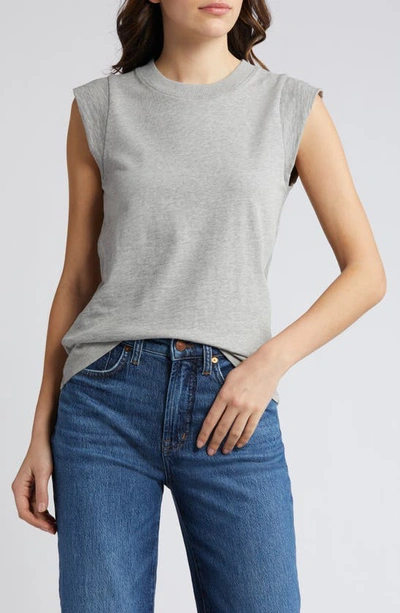 Nation Ltd Patti Muscle Top In Heather Grey
