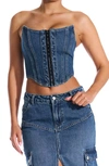 NAKED WARDROBE DENIM DREAMS CORSET