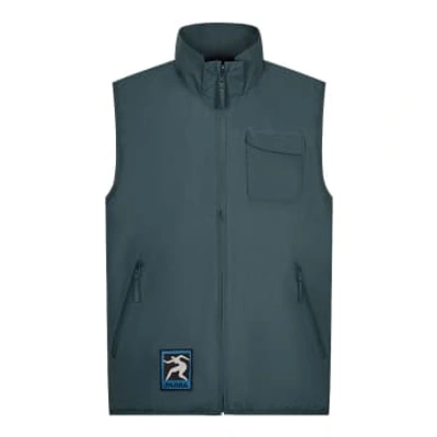 By Parra Ghost Cave Reversible Vest In Green