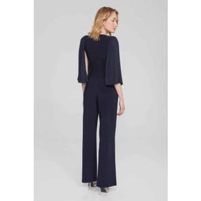 Joseph Ribkoff Wide-leg Jumpsuit In Blue