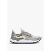 FLOWER MOUNTAIN MENS YAMANO 3 SUEDE/NYLON RIPSTOP TRAINERS IN GREY-LIGHT GREY