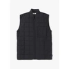Rains Giron Liner Vest In Black In Black