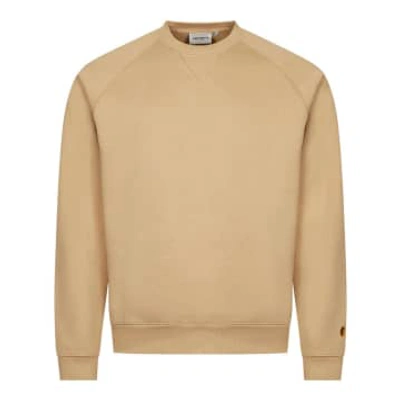 Carhartt Chase Sweatshirt In Beige