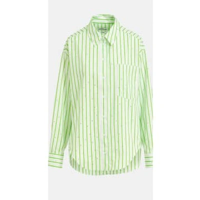 Essentiel Antwerp Fevertree Poplin Shirt In Green