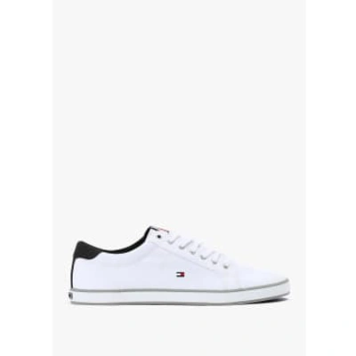 Tommy Hilfiger Mens Flag Trainers In White
