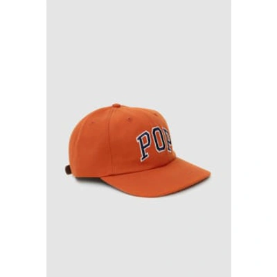 Pop Trading Company Arch Sixpanel Hat Cinnamon In Orange