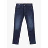 REPLAY MENS ANBASS RECYCLED 360 SLIM JEANS IN DARK BLUE