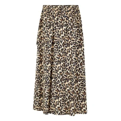 Lolly's Laundry Akanelll Maxi Leopard Print Skirt In Animal Print
