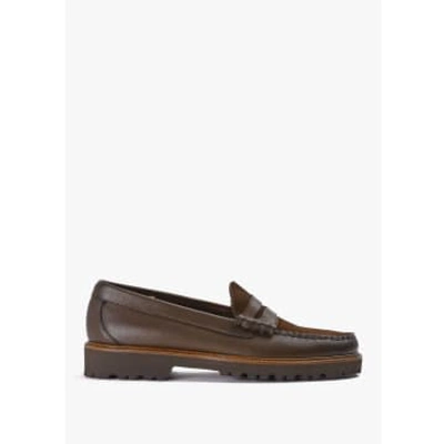 G.h. Bass & Co Mens Weejun 90 Larson Soft Penny Loafers In Chocolate In Brown