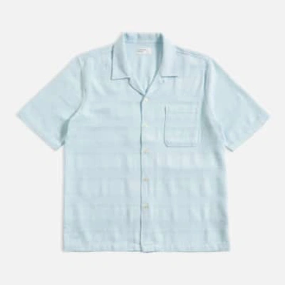 UNIVERSAL WORKS ROAD SHIRT TIPIZZI STRIPE SKY