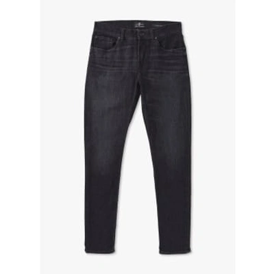 7 For All Mankind Mens Luxe Performance Slim Jeans In Black