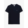 Lacoste Mens Pima Cotton Jersey T-shirt In Dark Navy In Blue