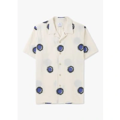 Paul Smith Mens Ss Casual Fit Shirt In White
