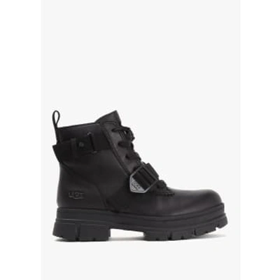 Ugg Womens Ashton Lace Up Boots In Black
