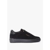 ANDROID HOMME MENS ZUMA CAIMAN CROC SUEDE TRAINERS IN BLACK