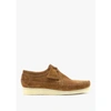 CLARKS ORIGINALS MENS WEAVER SUEDE SHOES IN COLA