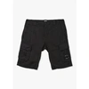C.p. Company C.p.company Logo Cargo Shorts In Black