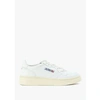 Autry Womens White Medalist Low-top Leather Trainers In White