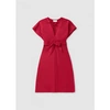 IBLUES IBLUES WOMENS CURRIER COTTON SHIFT DRESS IN RED