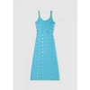 HOUSE OF SUNNY WOMENS CANOPY KNIT DRESS IN LIDO BLUE