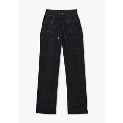 Juicy Couture Womens Del Ray Classic Pocket Lounge Trousers In Black