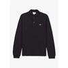 Lacoste Original L.12.12 Mens Petit Pique Cotton Polo Shirt In Black 031