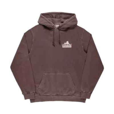 Gramicci Climbing Gear Hooded Sweatshirt In Brown